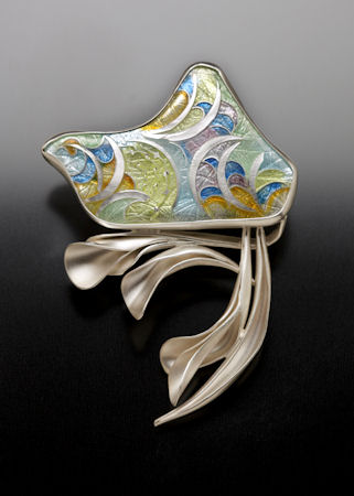 Sterling silver pin pendant