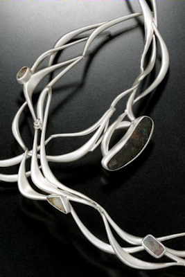 Collars in sterling silver