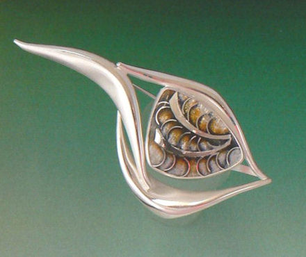 Sterling silver pin