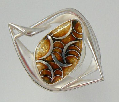 Sterling silver pin