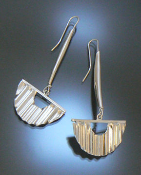 Silver earring