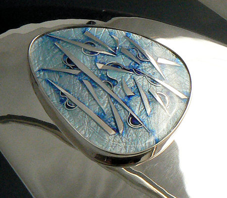 Enamel lid of Sterling Coffee Pot