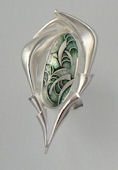Sterling silver pin
