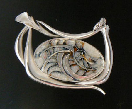 Sterling silver pin
