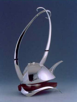 Silver tea pot